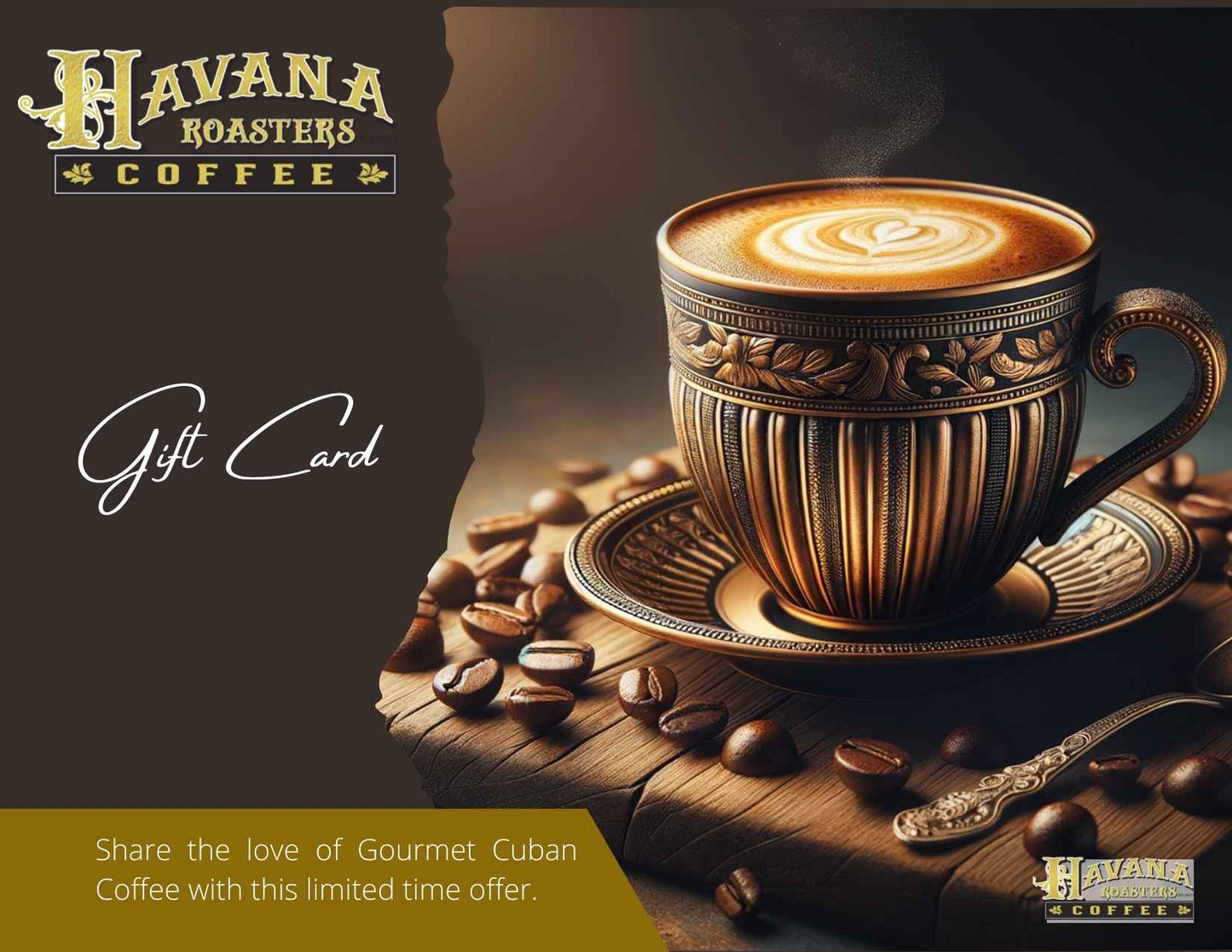 Havana Roasters Coffee Gift Card