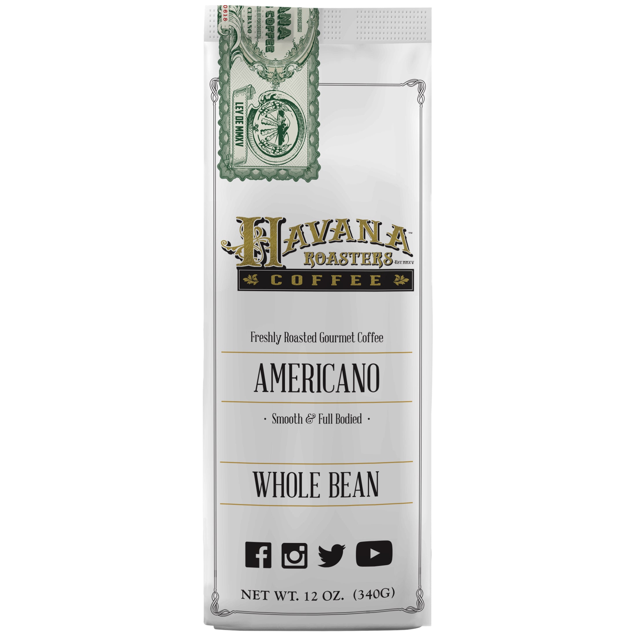 Americano Whole Bean – HAVANA ROASTERS COFFEE